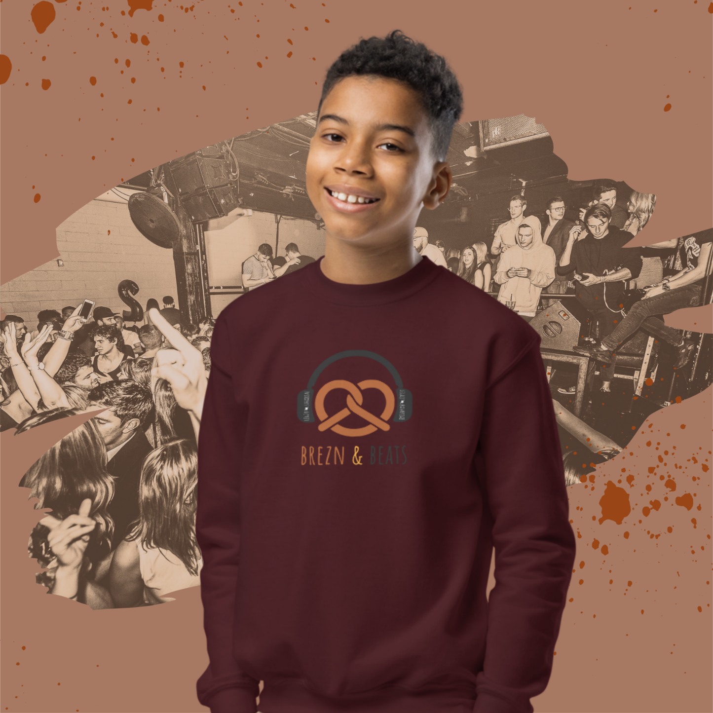 Kinder-Sweater "Brezn & Beats"