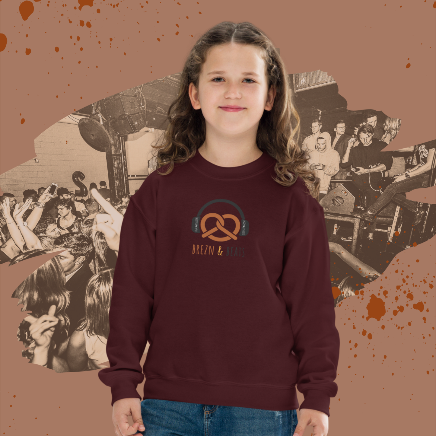 Kinder-Sweater "Brezn & Beats"