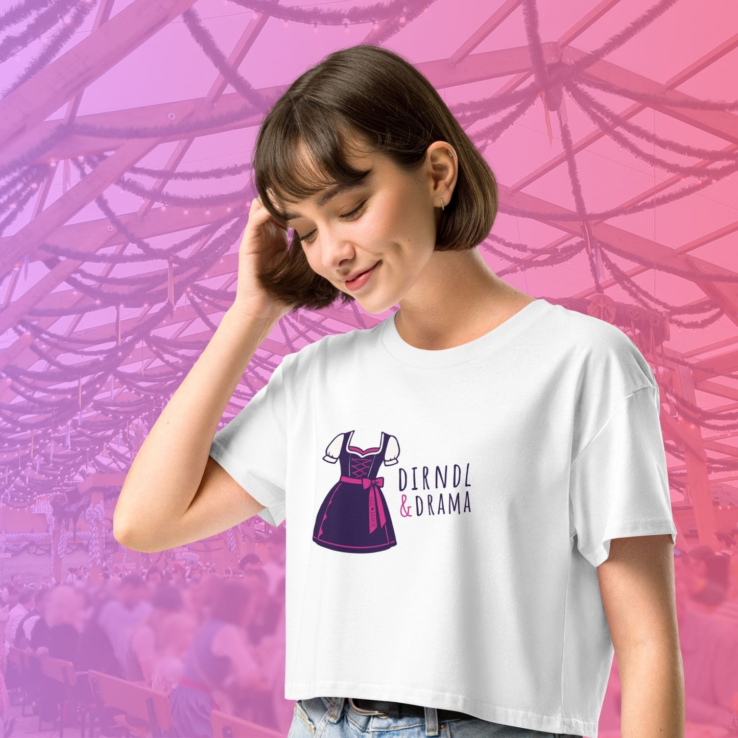 CropTop "Dirndl & Drama"