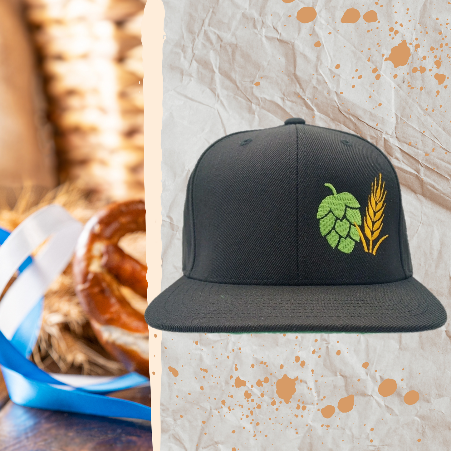 bestickte Cap "Hopfen & Malz