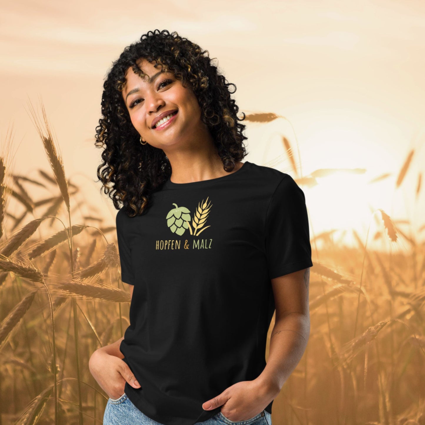 Damen-Shirt "Hopfen & Malz"
