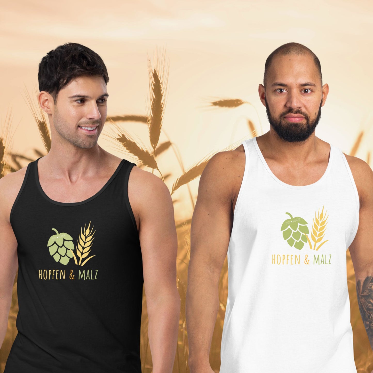 Herren Tanktop "Hopfen & Malz"