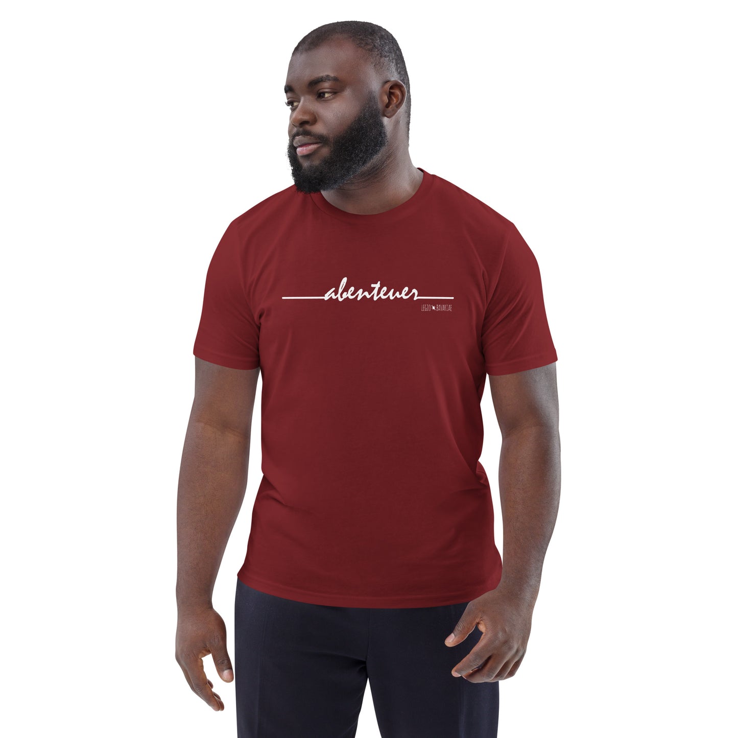Shirt Abenteuer burgundy mockup2