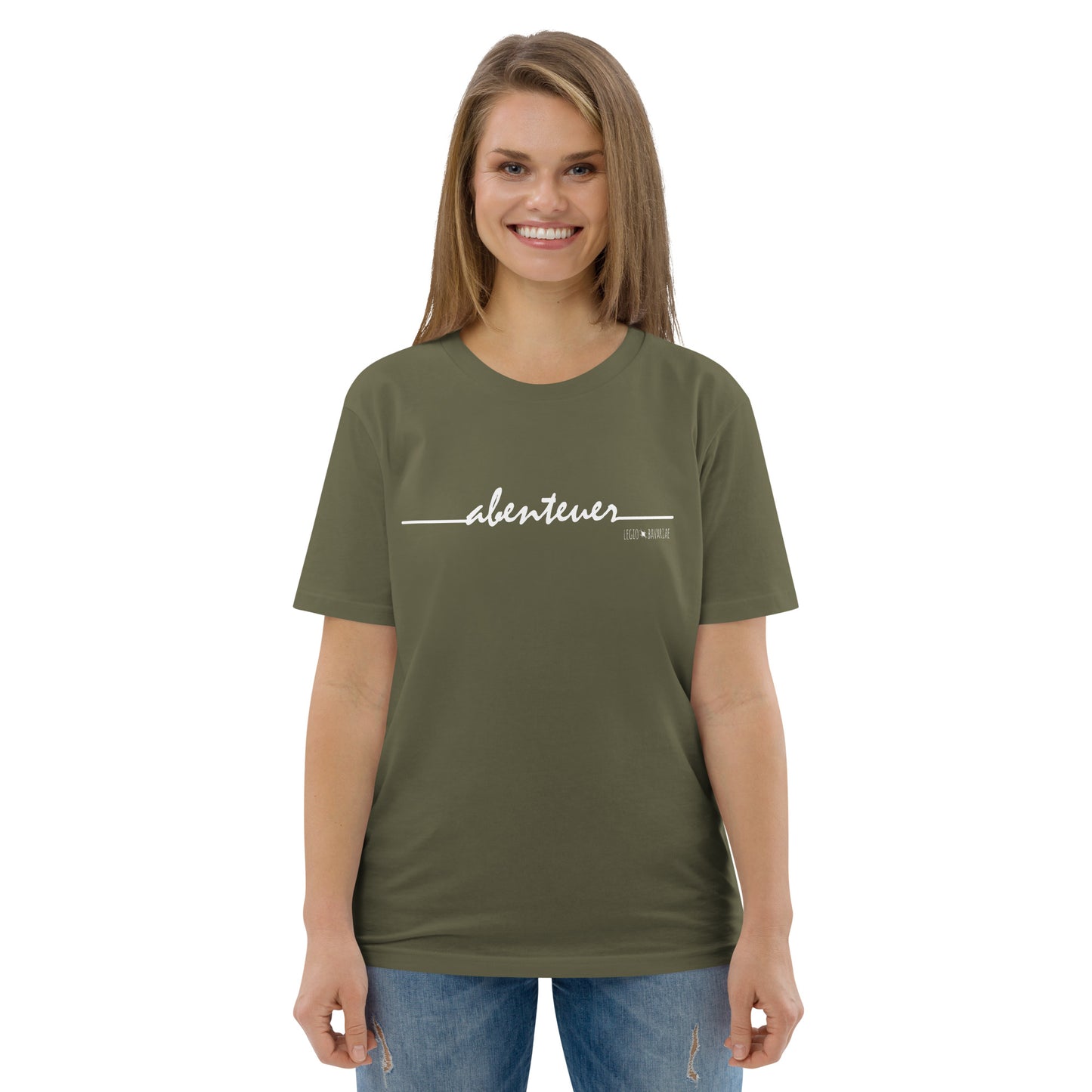 Shirt Abenteuer khaki mockup2