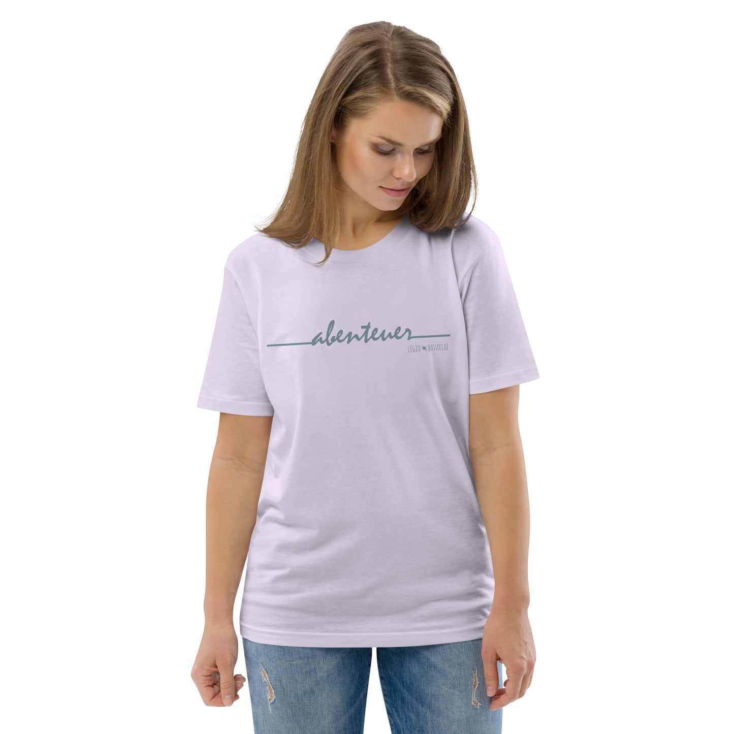 Shirt Abenteuer lavendel mockup