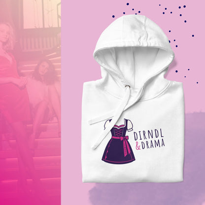 Hoodie "Dirndl & Drama"