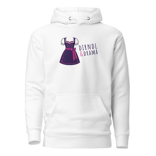 Hoodie "Dirndl & Drama"