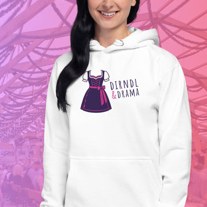 Hoodie "Dirndl & Drama"