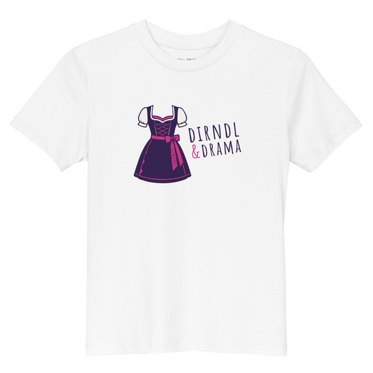 Kinder-Shirt "Dirndl & Drama"