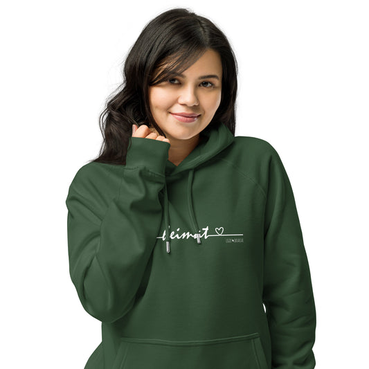 Hoodie Heimatliebe gruen mockup