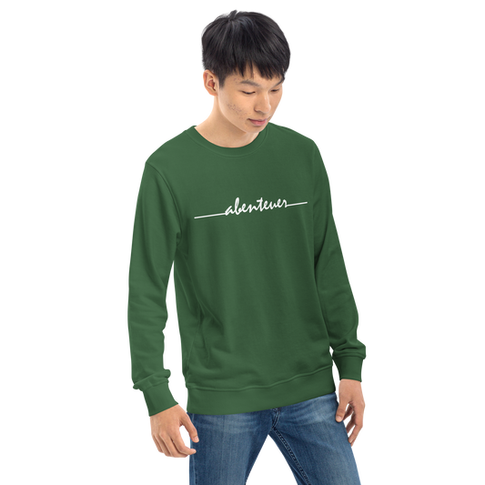 Pullover Abenteuer green mockup