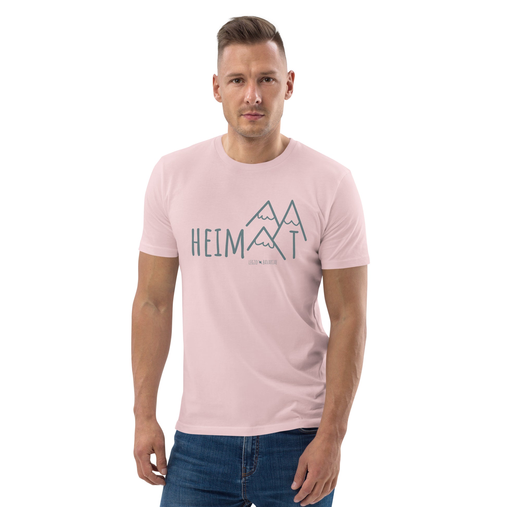 Shirt Heimat pink mockup