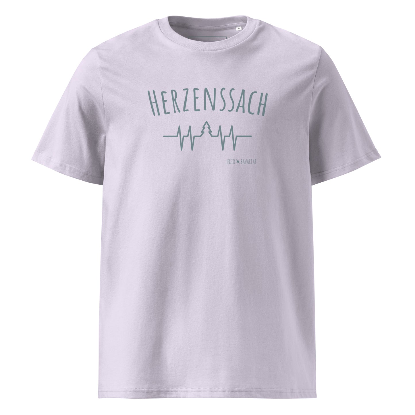 Shirt Herzklopfen lavendel front