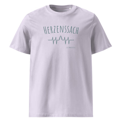 Shirt Herzklopfen lavendel front