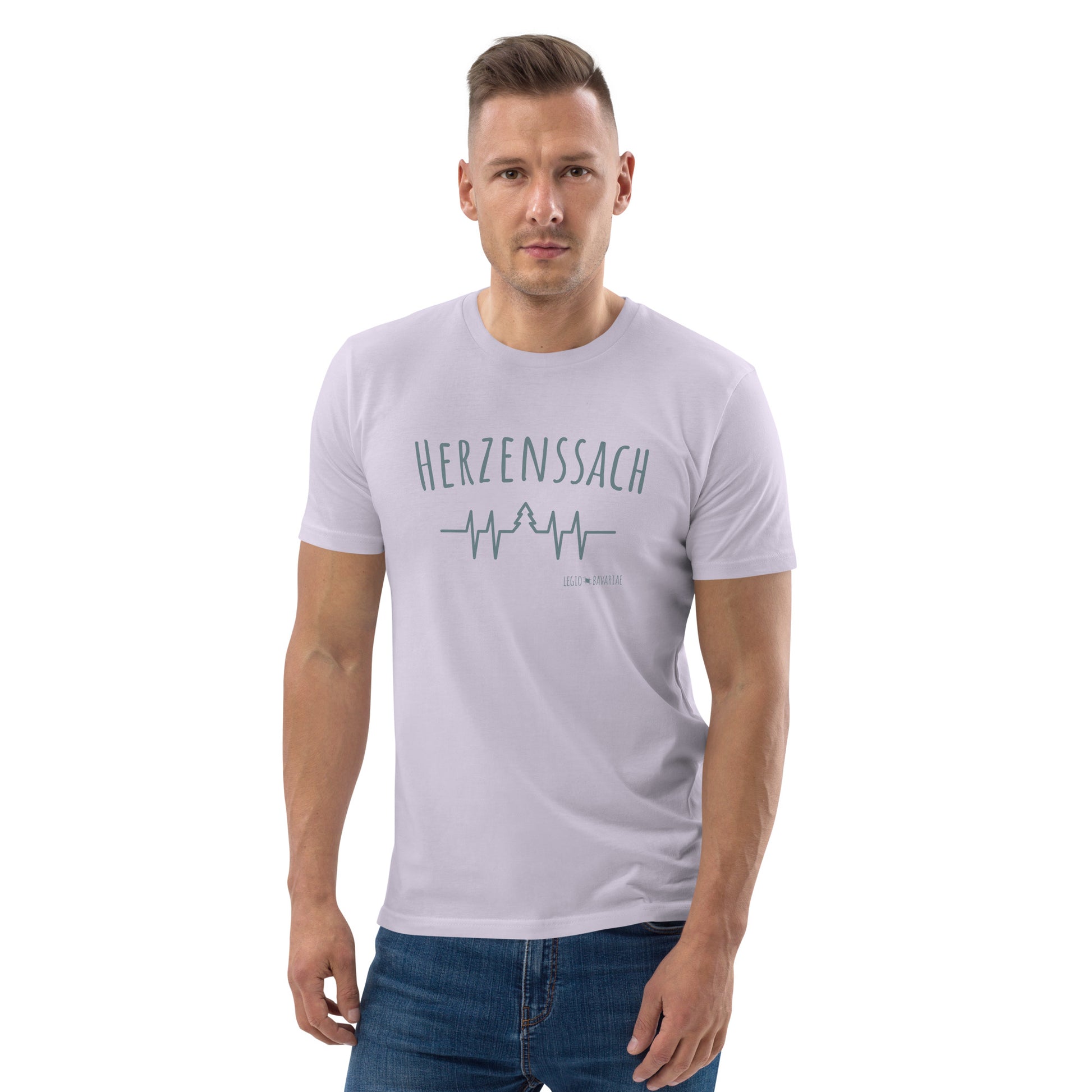 Shirt Herzklopfen lavendel mockup