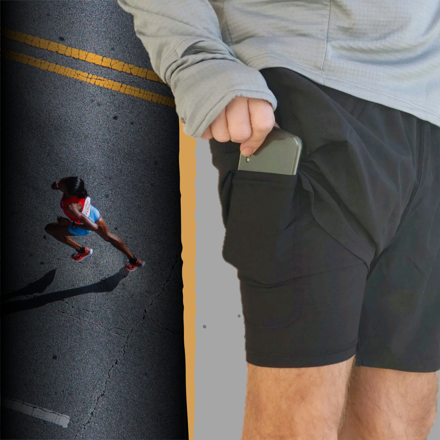 2 in 1 Sport Short Wadl & Wille